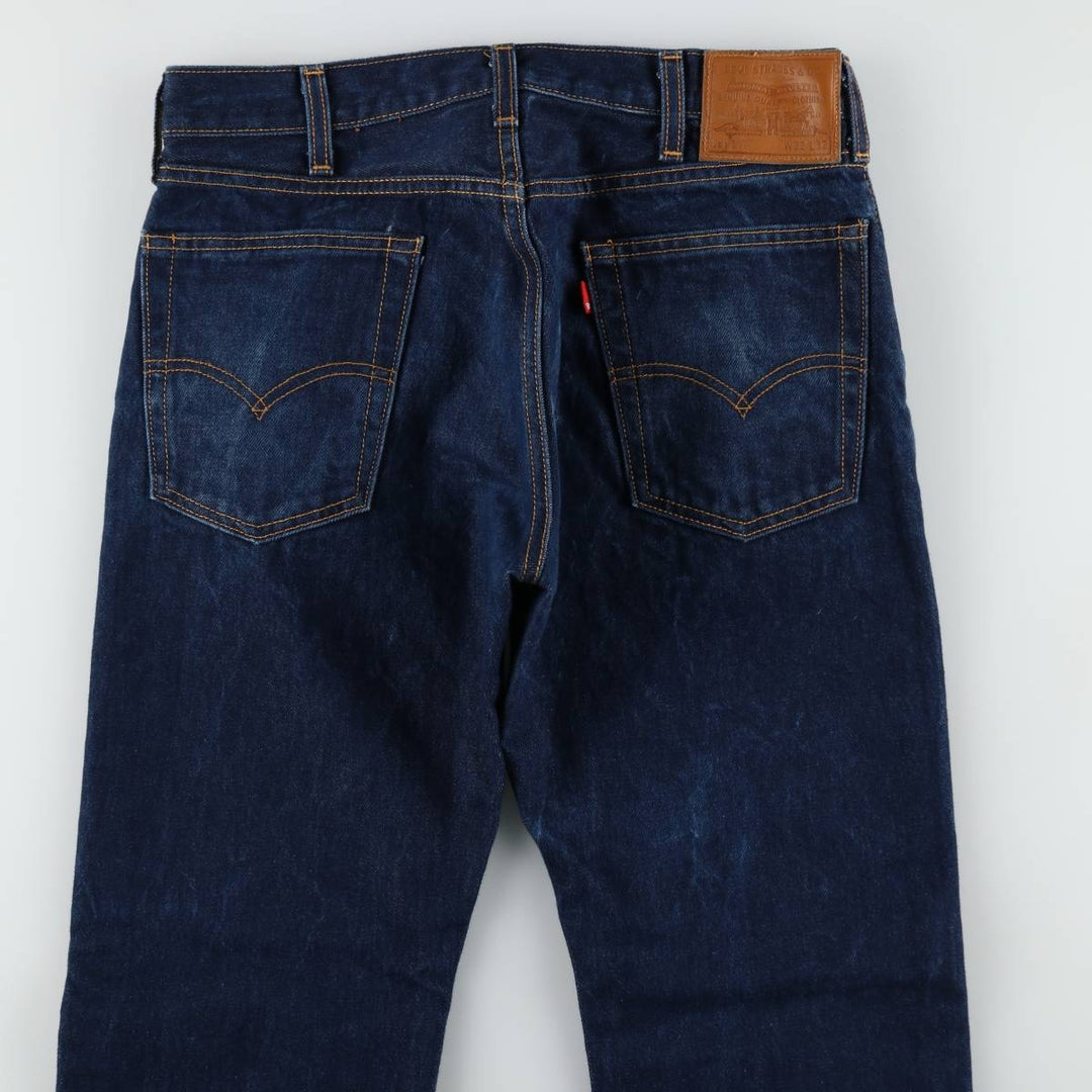 Levi's 517 Bootcut Denim Pants for Men, W32 equivalent cotton navy blue type Vintage Second Hand