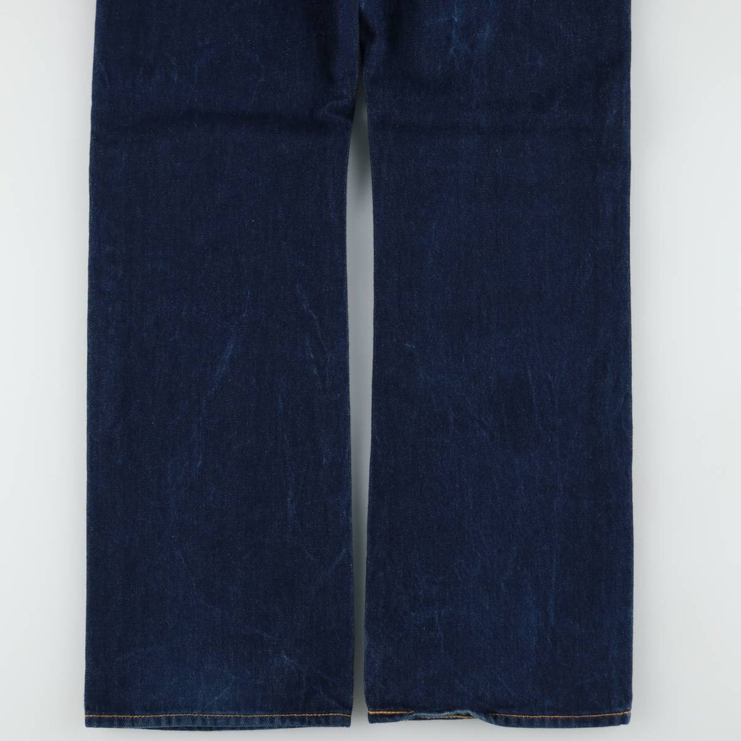 Levi's 517 Bootcut Denim Pants for Men, W32 equivalent cotton navy blue type Vintage Second Hand