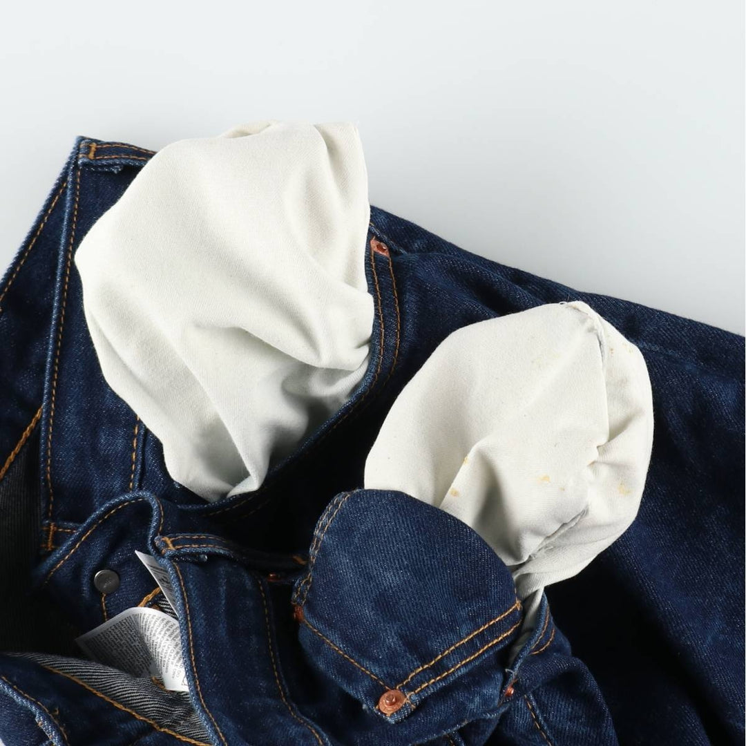 Levi's 517 Bootcut Denim Pants for Men, W32 equivalent cotton navy blue type Vintage Second Hand