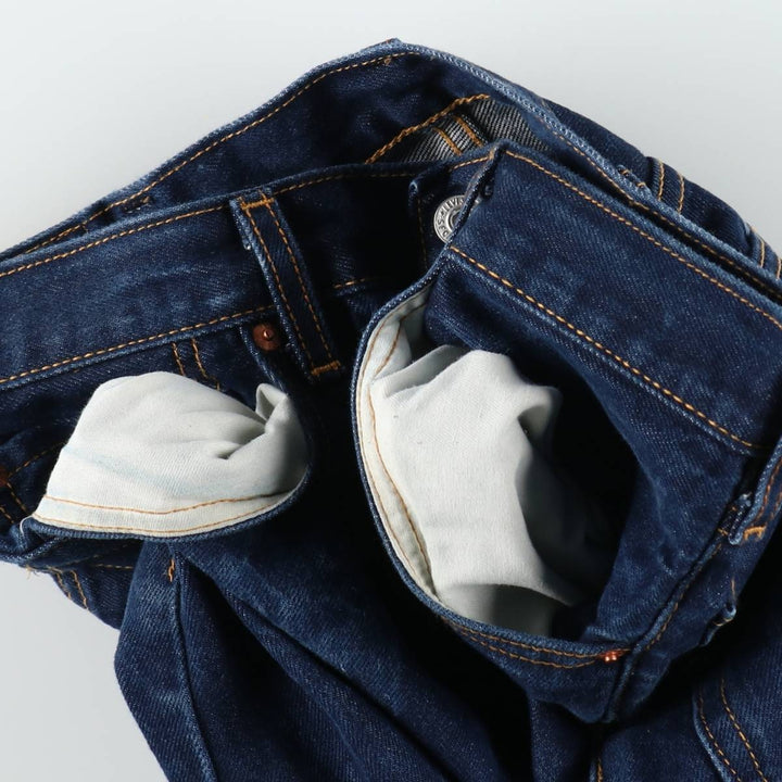 Levi's 517 Bootcut Denim Pants for Men, W32 equivalent cotton navy blue type Vintage Second Hand