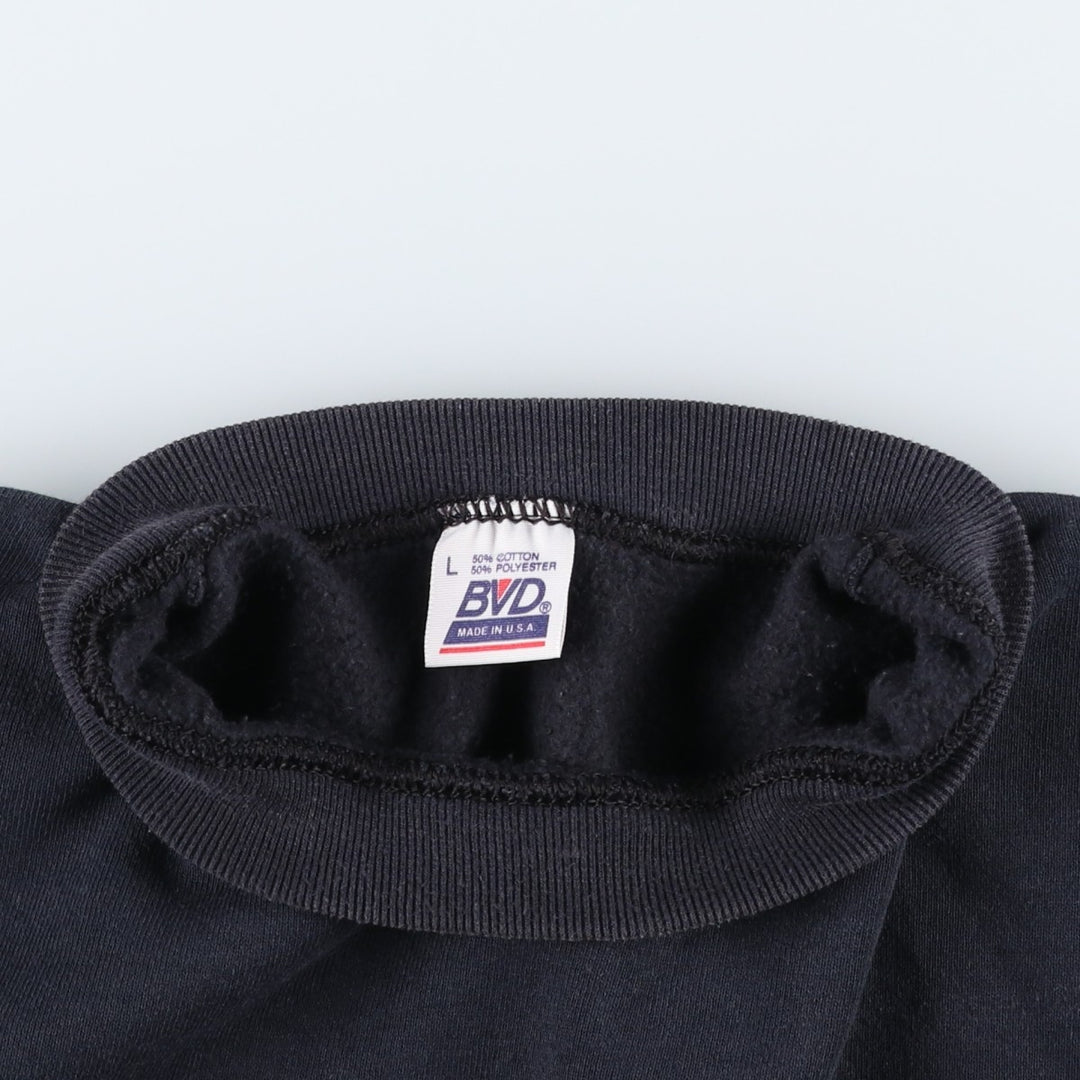 FAY Original Remake Message Print Sweatshirt, Made in USA, Men's Size L (approx.) cotton black type Vintage Second Hand
