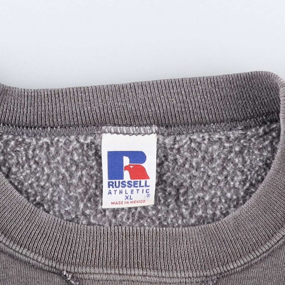 FAY Original Remake Message Print Sweatshirt, Men's XL Equivalent, Vintage cotton Charcoal Vintage Second Hand