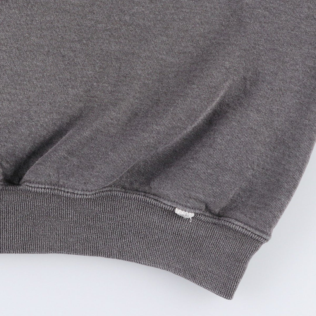 FAY Original Remake Message Print Sweatshirt, Men's XL Equivalent, Vintage cotton Charcoal Vintage Second Hand