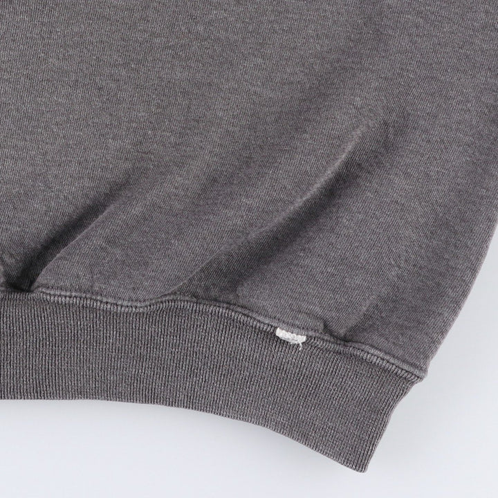 FAY Original Remake Message Print Sweatshirt, Men's XL Equivalent, Vintage cotton Charcoal Vintage Second Hand