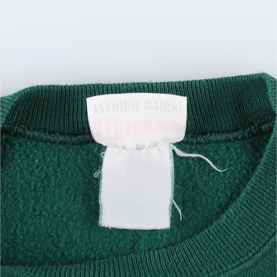 FAY Original Remake Message Print Sweatshirt (Men's Size L) unclear Green type dark green Vintage Second Hand