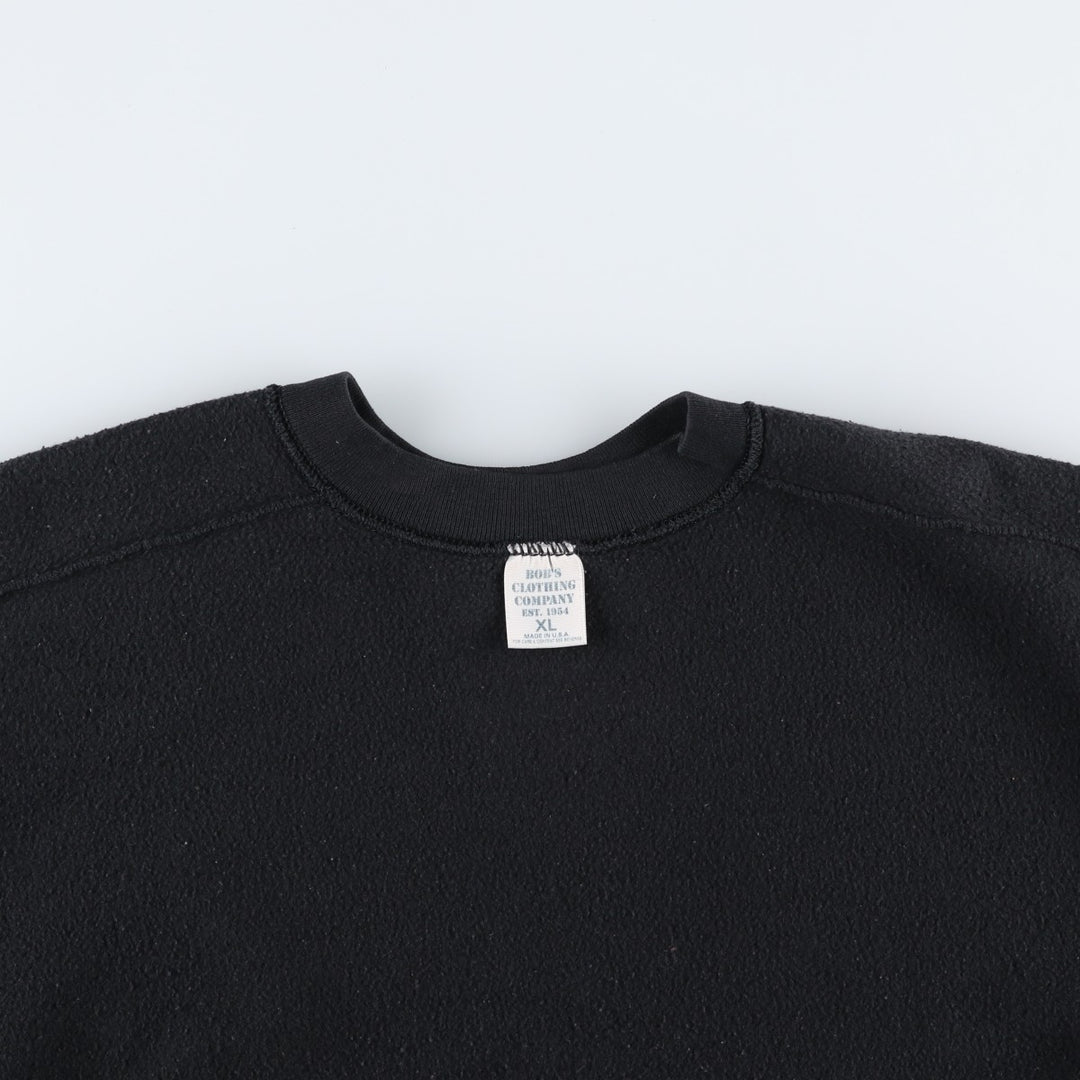 FAY Original Remake Message Print Sweatshirt (Men's XL equivalent) cotton black type Vintage Second Hand
