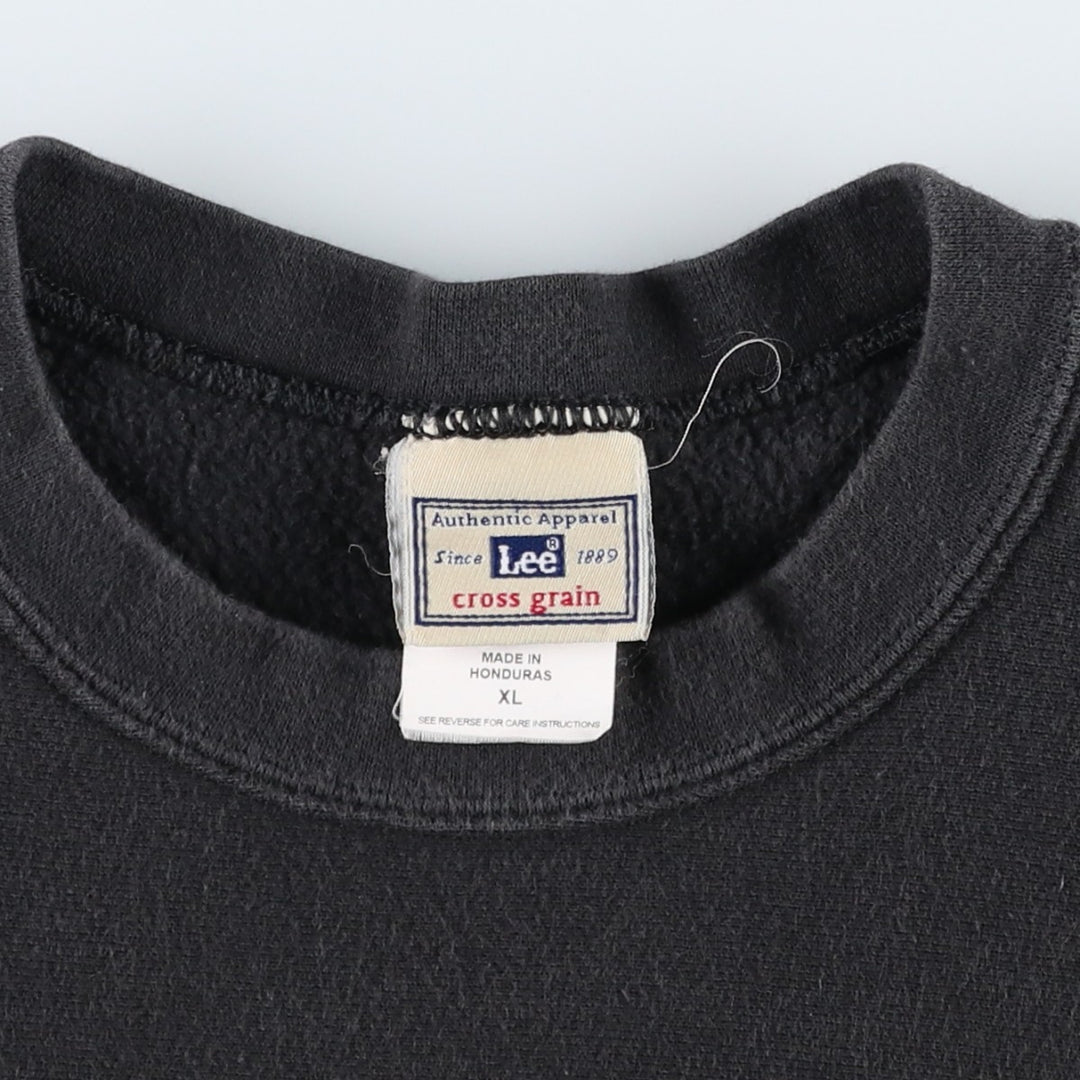 FAY Original Remake Message Print Sweatshirt (Men's XL equivalent) cotton black type Vintage Second Hand