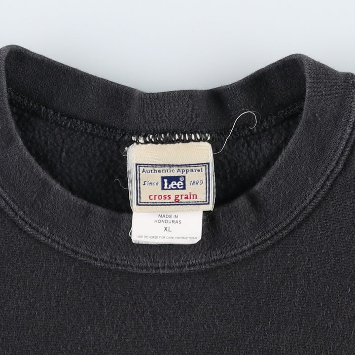 FAY Original Remake Message Print Sweatshirt (Men's XL equivalent) cotton black type Vintage Second Hand