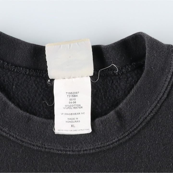 FAY Original Remake Message Print Sweatshirt (Men's XL equivalent) cotton black type Vintage Second Hand