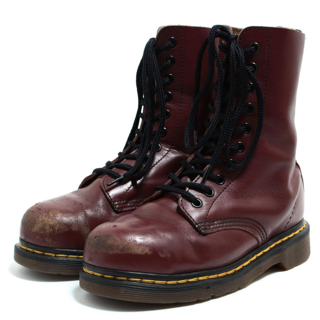 Dr. Martens Steel Toe 10 Hole Boots Made in the UK UK4 Women's 22.5cm /saa008646