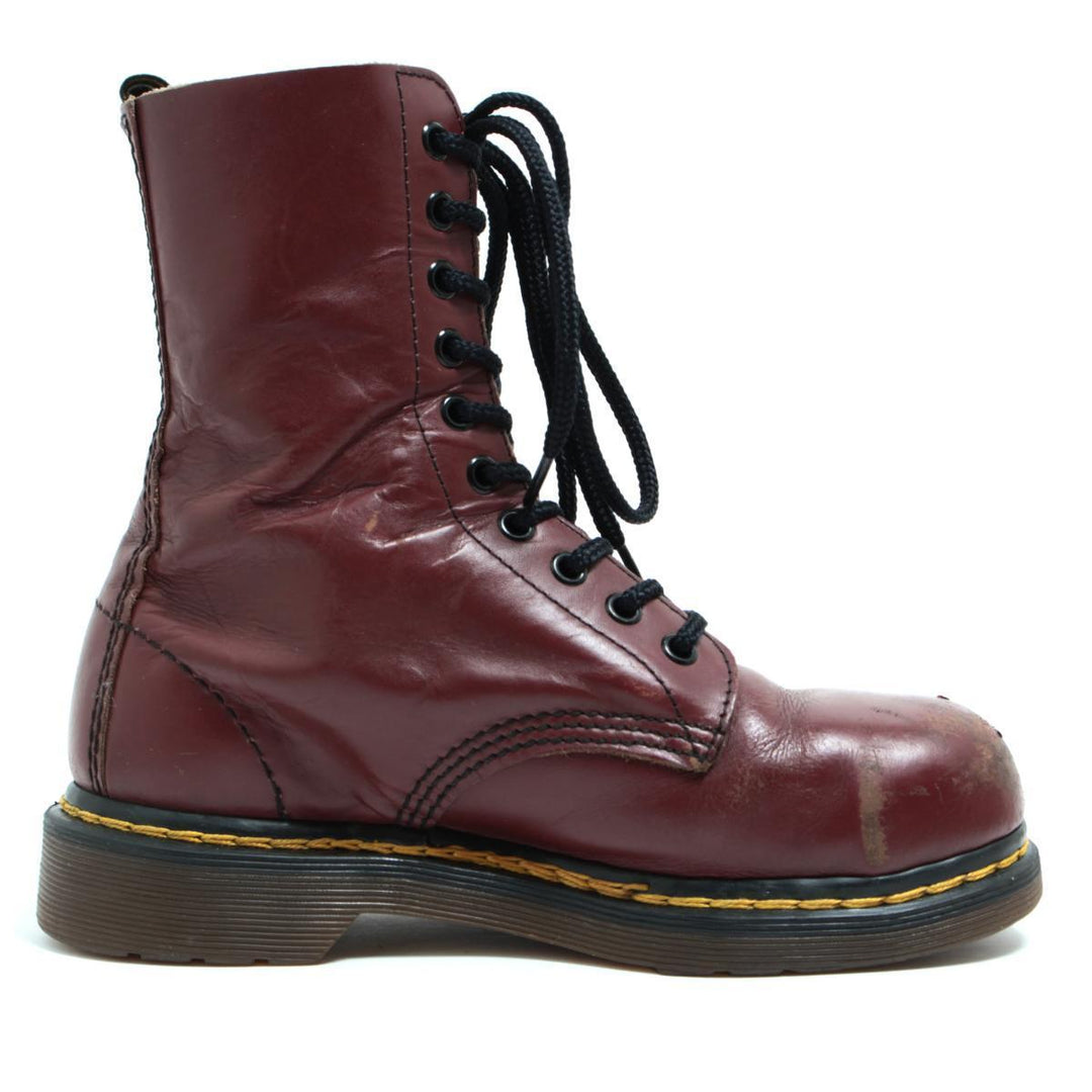 Dr. Martens Steel Toe 10 Hole Boots Made in the UK UK4 Women's 22.5cm /saa008646