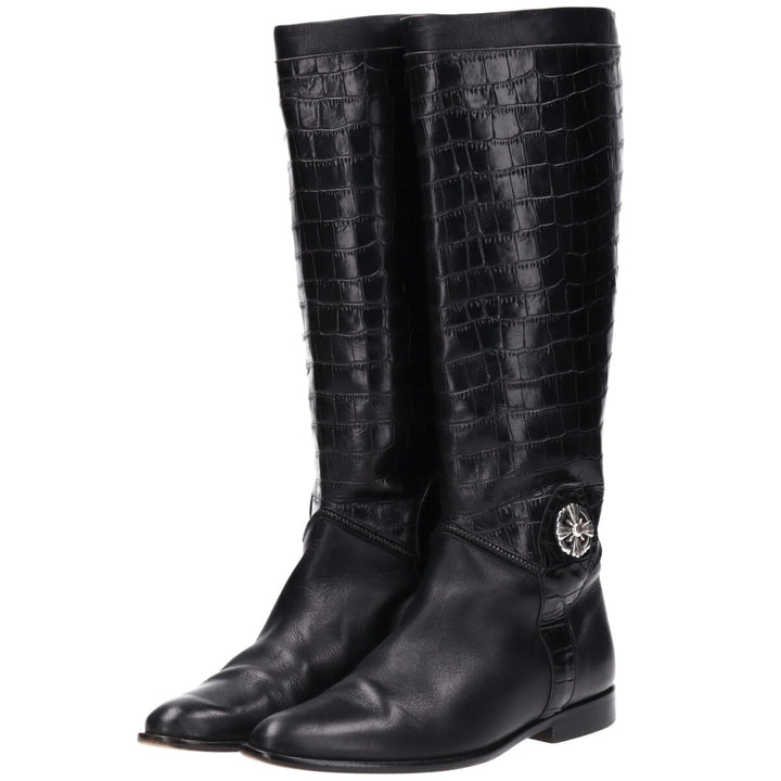 Brighton BRIGNTON Long Boots Made in Italy 6 Women's 23.0cm /saa009172