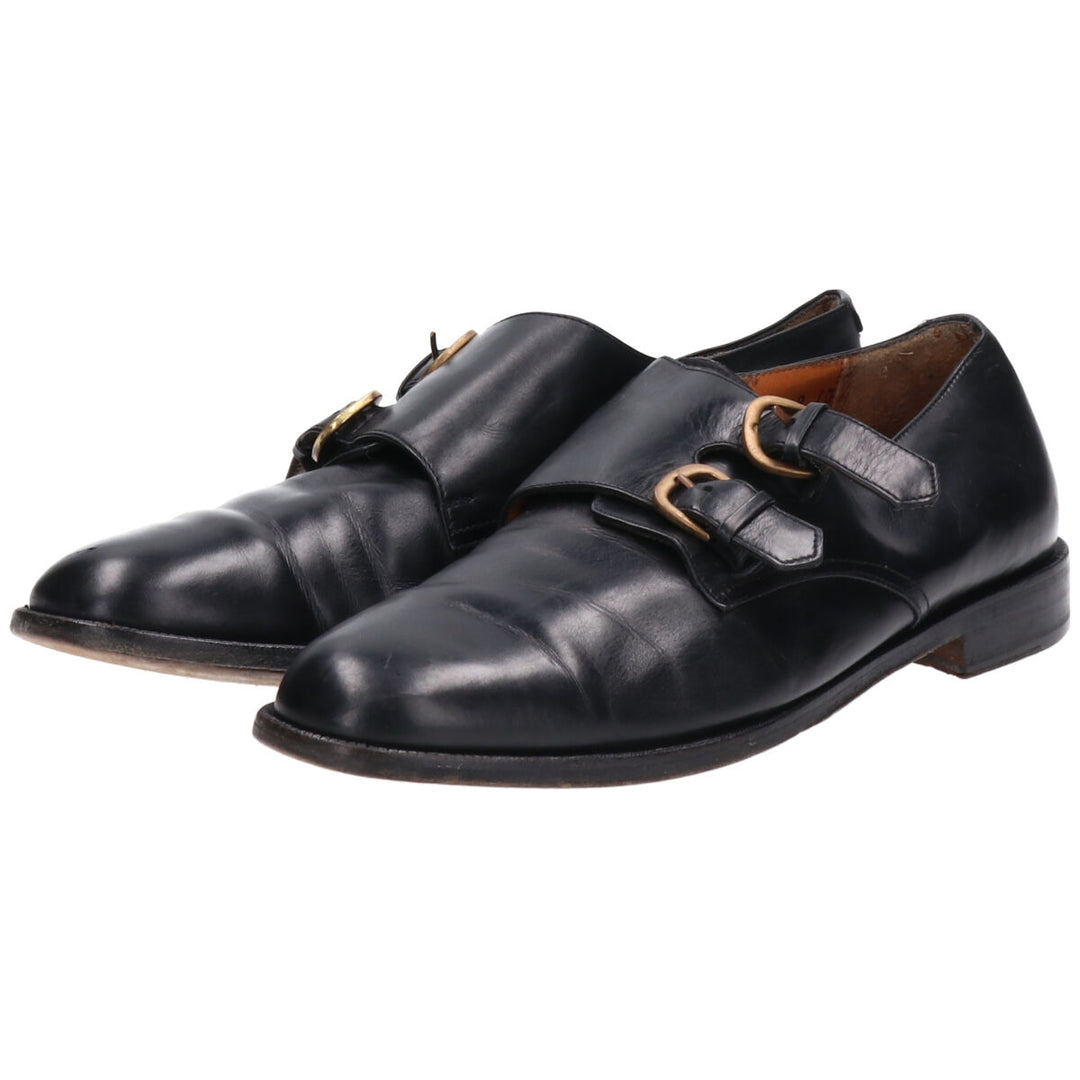 Salvatore Ferragamo Double Monk Strap Shoes Made in Italy 9D Men's 10.6" /saa009262