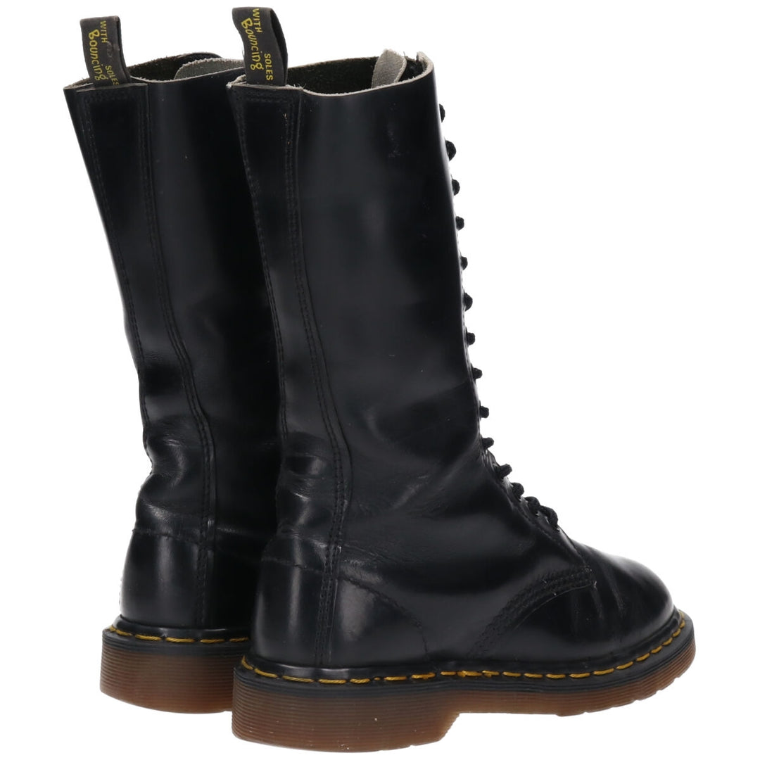 Dr. Martens 14-hole boots, made in the UK, UK4, women's 8.9" /saa009334