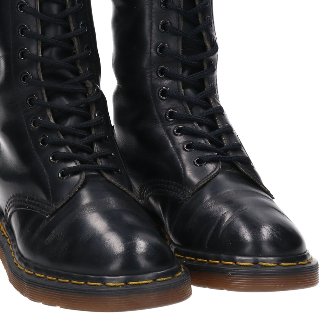 Dr. Martens 14-hole boots, made in the UK, UK4, women's 8.9" /saa009334