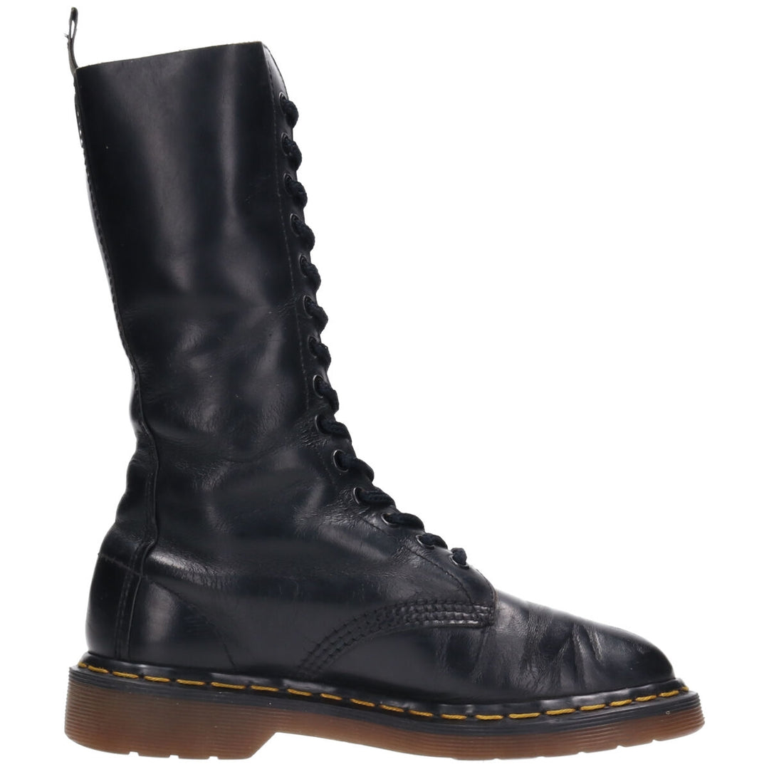 Dr. Martens 14-hole boots, made in the UK, UK4, women's 8.9" /saa009334