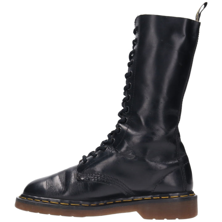 Dr. Martens 14-hole boots, made in the UK, UK4, women's 8.9" /saa009334