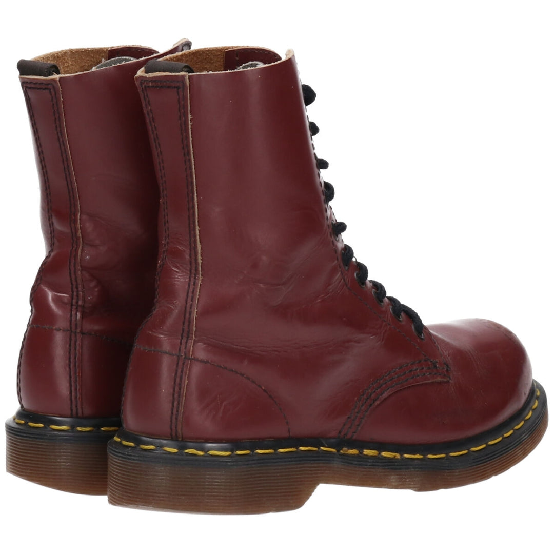 Dr. Martens NON SAFETY FOOTWEAR Steel Toe 10 Hole Boots Made in the UK 5 Women's 9.3" /saa009335