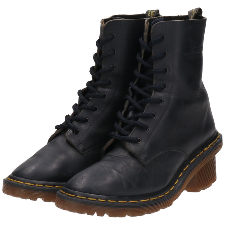 Dr. Martens thick sole 8 hole boots made in the UK 5 women's 9.3" /saa009384