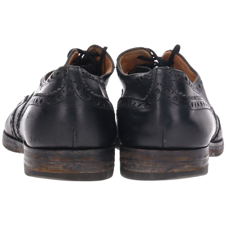 Church's 3 Cities Wingtip Shoes 70F Men's 10.4" equivalent Vintage /saa009634 Men's 26.5cm genuine leather black type Vintage Second Hand