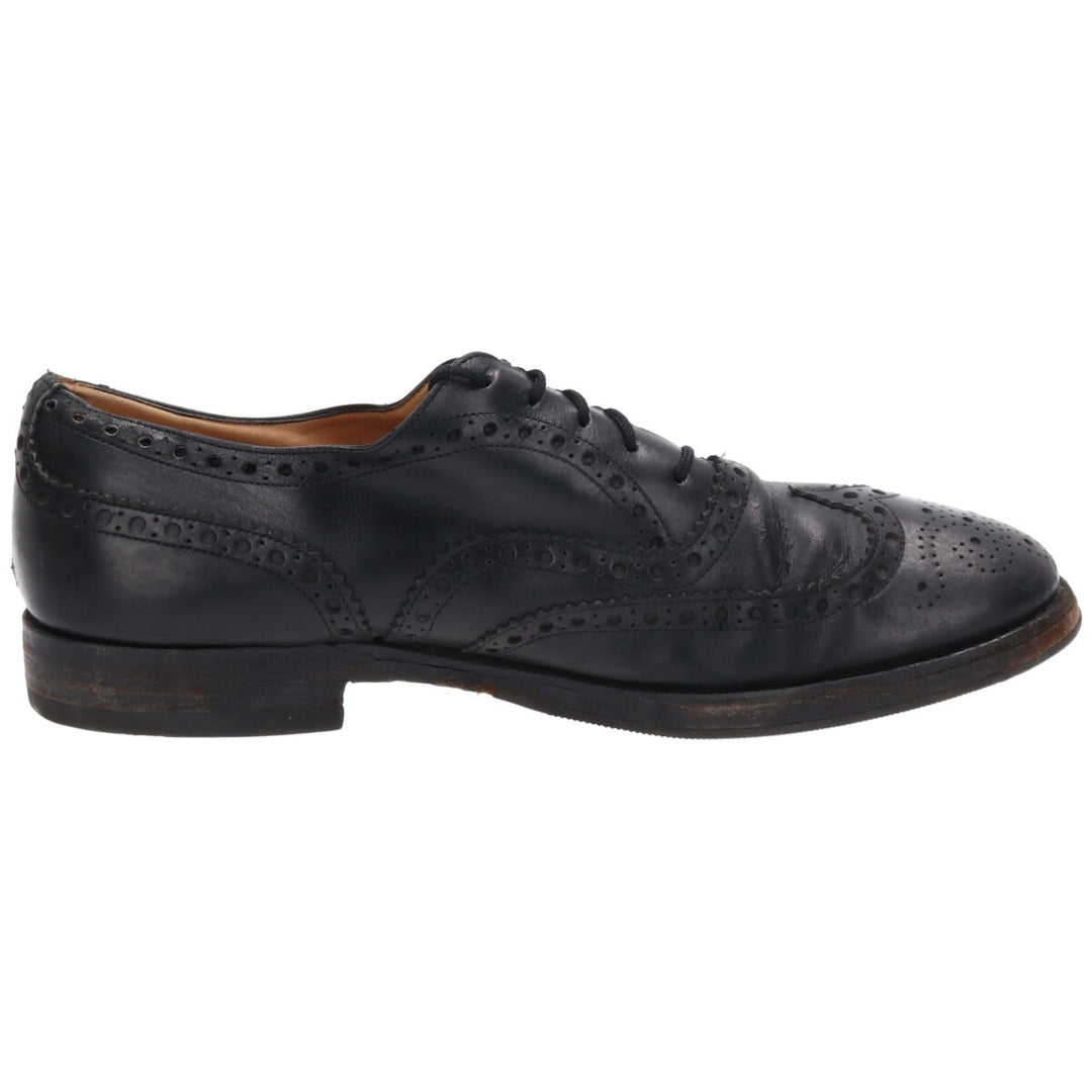 Church's 3 Cities Wingtip Shoes 70F Men's 10.4" equivalent Vintage /saa009634 Men's 26.5cm genuine leather black type Vintage Second Hand