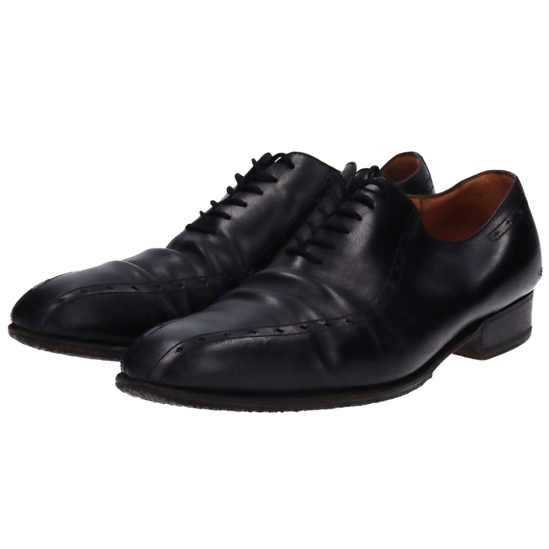 JM Weston U-tip shoes made in France 9D Men's 27.0cm genuine leather black type Vintage Second Hand