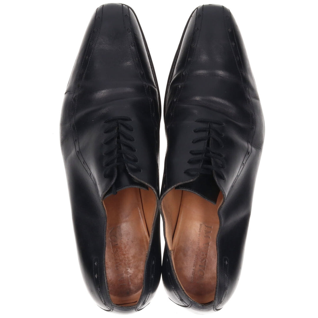 JM Weston U-tip shoes made in France 9D Men's 27.0cm genuine leather black type Vintage Second Hand