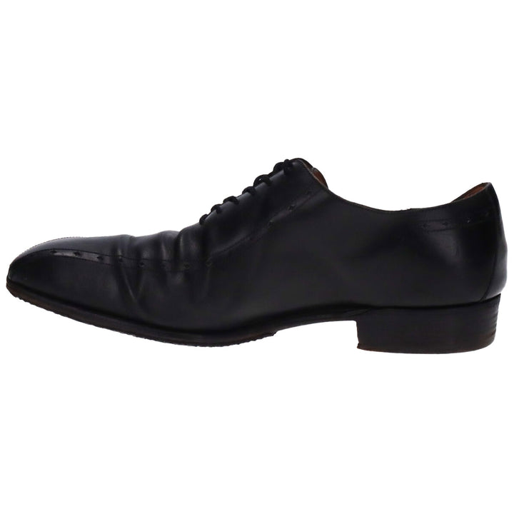 JM Weston U-tip shoes made in France 9D Men's 27.0cm genuine leather black type Vintage Second Hand