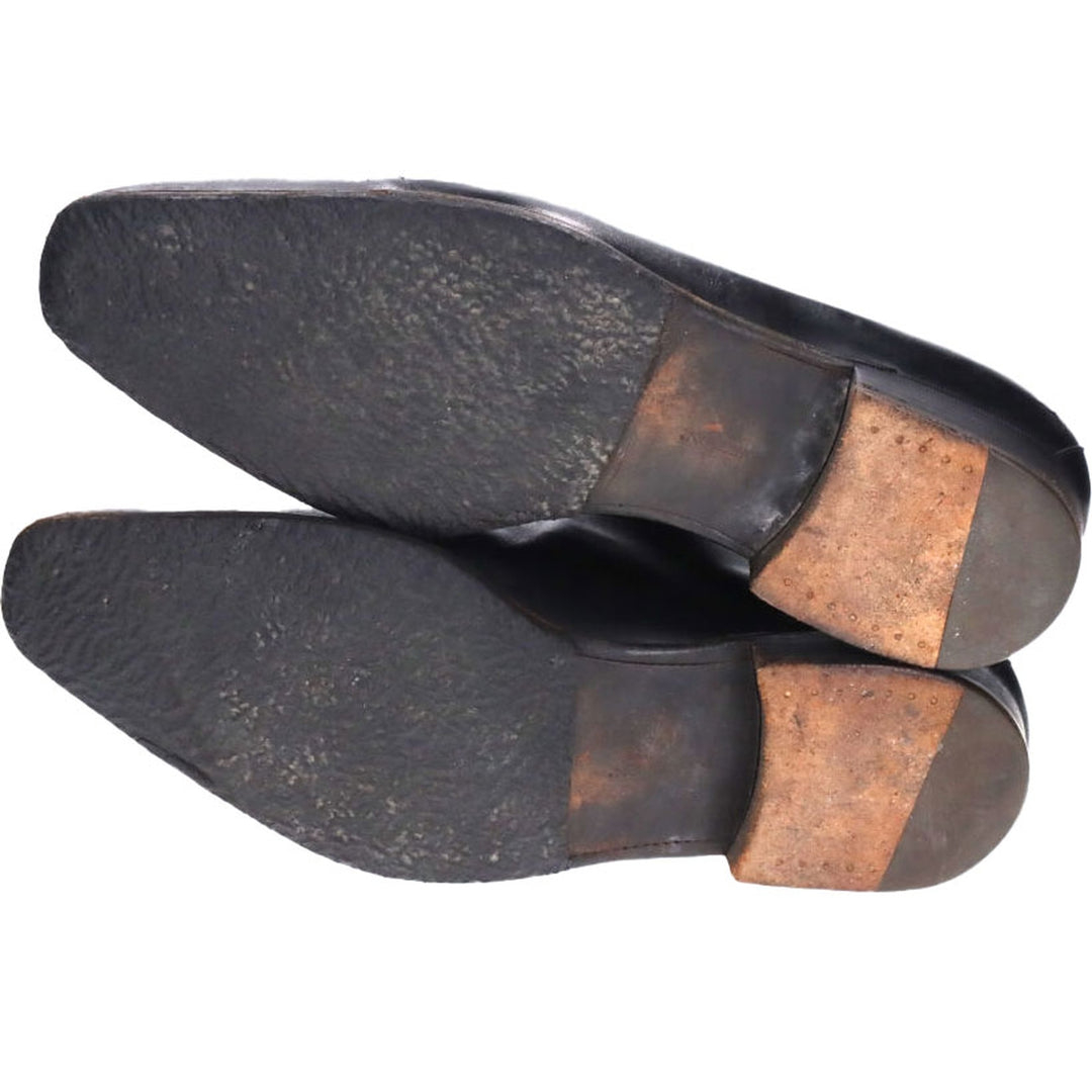 JM Weston U-tip shoes made in France 9D Men's 27.0cm genuine leather black type Vintage Second Hand