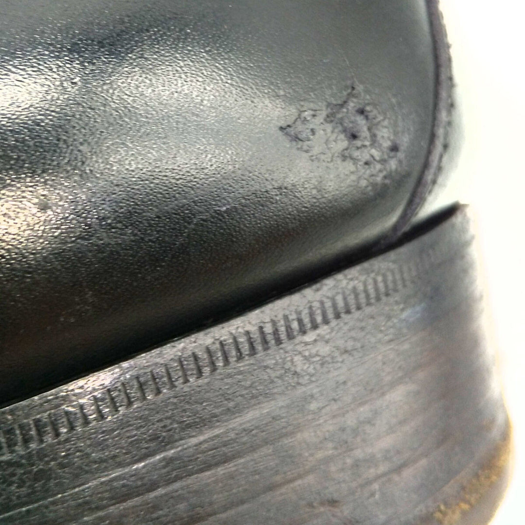 JM Weston U-tip shoes made in France 9D Men's 27.0cm genuine leather black type Vintage Second Hand