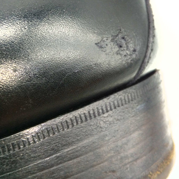 JM Weston U-tip shoes made in France 9D Men's 27.0cm genuine leather black type Vintage Second Hand