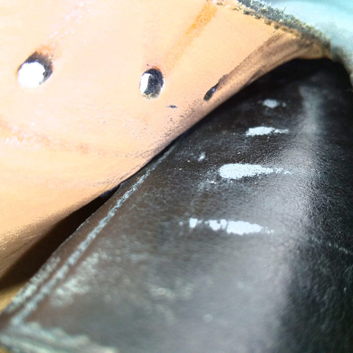 JM Weston U-tip shoes made in France 9D Men's 27.0cm genuine leather black type Vintage Second Hand