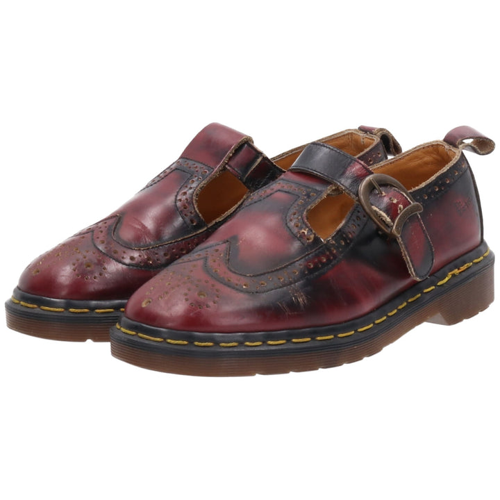 Dr. Martens Wingtip Strap Shoes Made in the UK UK6 Women's 24.5cm /saa009837