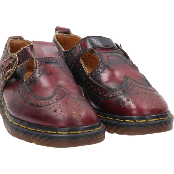 Dr. Martens Wingtip Strap Shoes Made in the UK UK6 Women's 24.5cm /saa009837