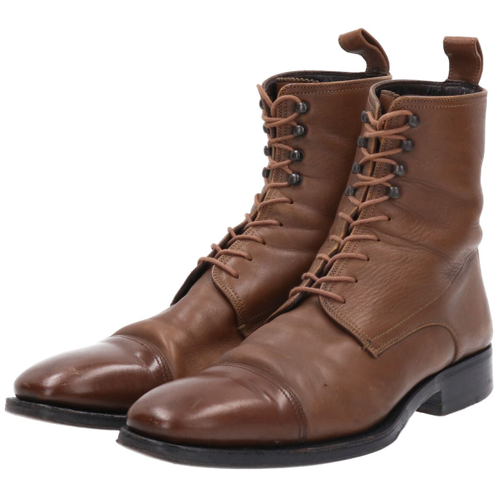 GUCCI Lace-up Boots Made in Italy 39 Women's 24.5cm /saa009946