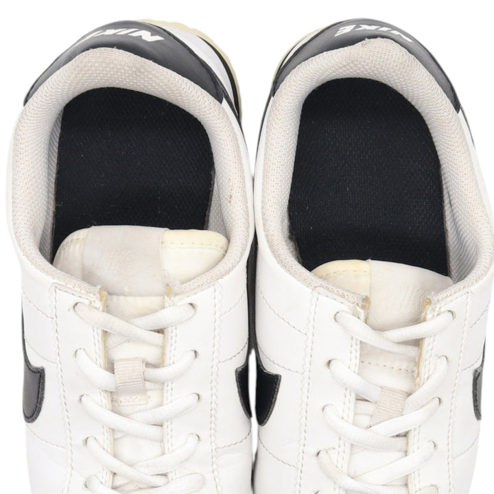 Nike Leather Cortez Logo Patch Sneakers Made in Indonesia 5.5Y Women's 24.0cm leather white type Vintage Second Hand