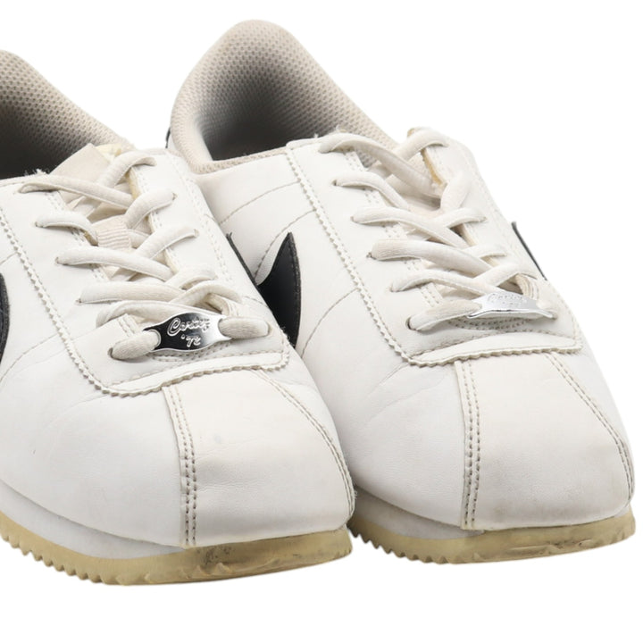 Nike Leather Cortez Logo Patch Sneakers Made in Indonesia 5.5Y Women's 24.0cm leather white type Vintage Second Hand