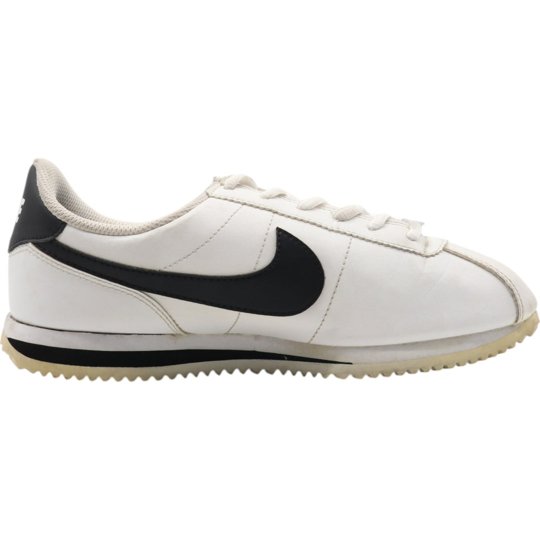 Nike Leather Cortez Logo Patch Sneakers Made in Indonesia 5.5Y Women's 24.0cm leather white type Vintage Second Hand