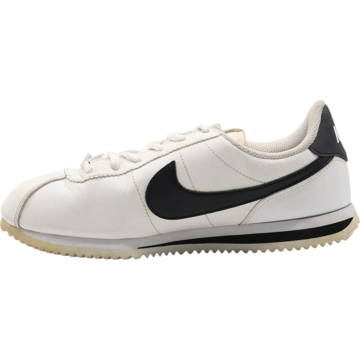 Nike Leather Cortez Logo Patch Sneakers Made in Indonesia 5.5Y Women's 24.0cm leather white type Vintage Second Hand