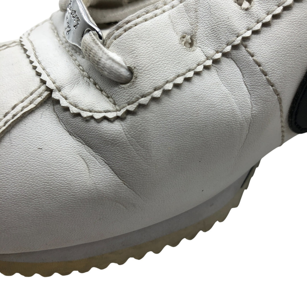 Nike Leather Cortez Logo Patch Sneakers Made in Indonesia 5.5Y Women's 24.0cm leather white type Vintage Second Hand