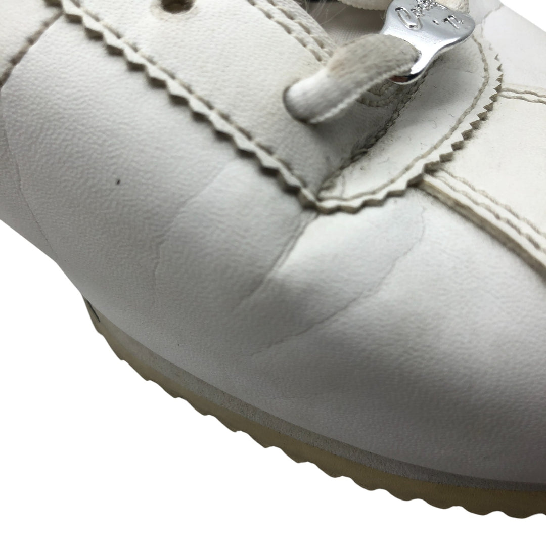 Nike Leather Cortez Logo Patch Sneakers Made in Indonesia 5.5Y Women's 24.0cm leather white type Vintage Second Hand