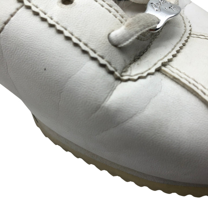 Nike Leather Cortez Logo Patch Sneakers Made in Indonesia 5.5Y Women's 24.0cm leather white type Vintage Second Hand