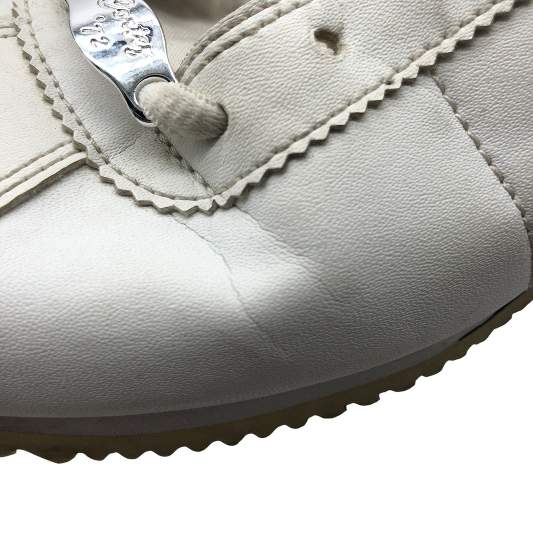 Nike Leather Cortez Logo Patch Sneakers Made in Indonesia 5.5Y Women's 24.0cm leather white type Vintage Second Hand