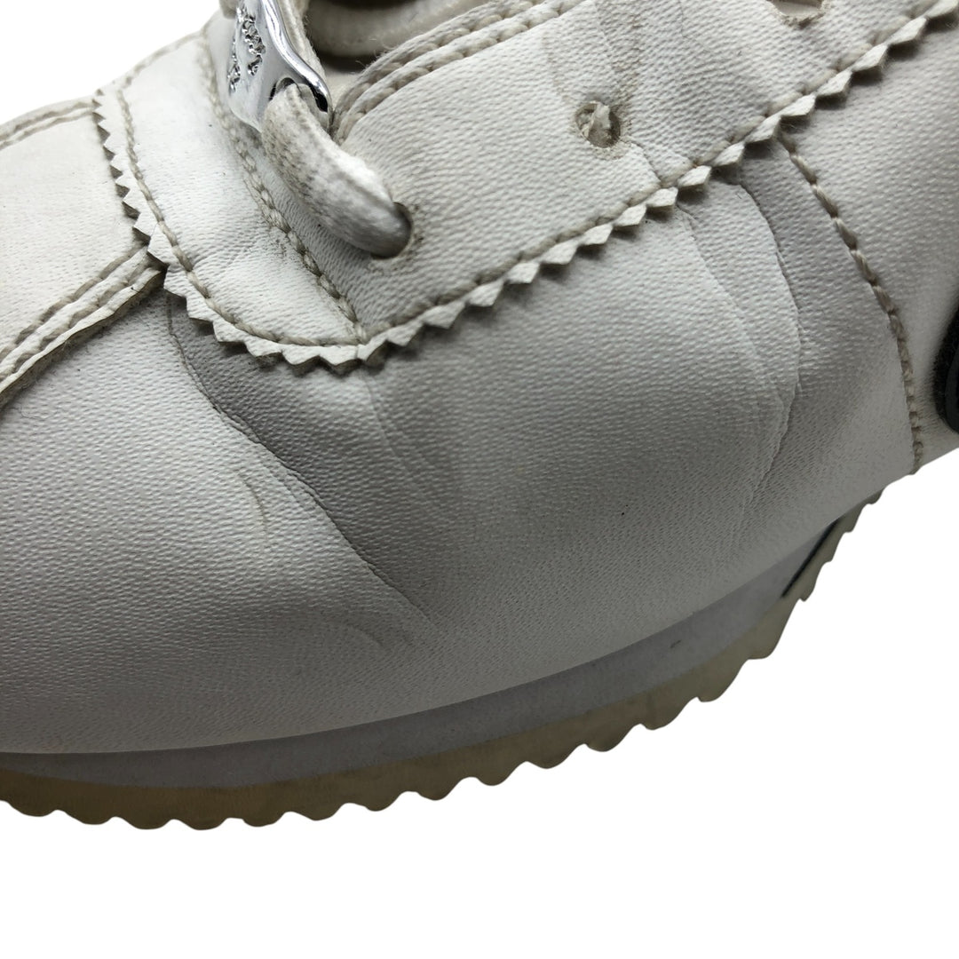 Nike Leather Cortez Logo Patch Sneakers Made in Indonesia 5.5Y Women's 24.0cm leather white type Vintage Second Hand