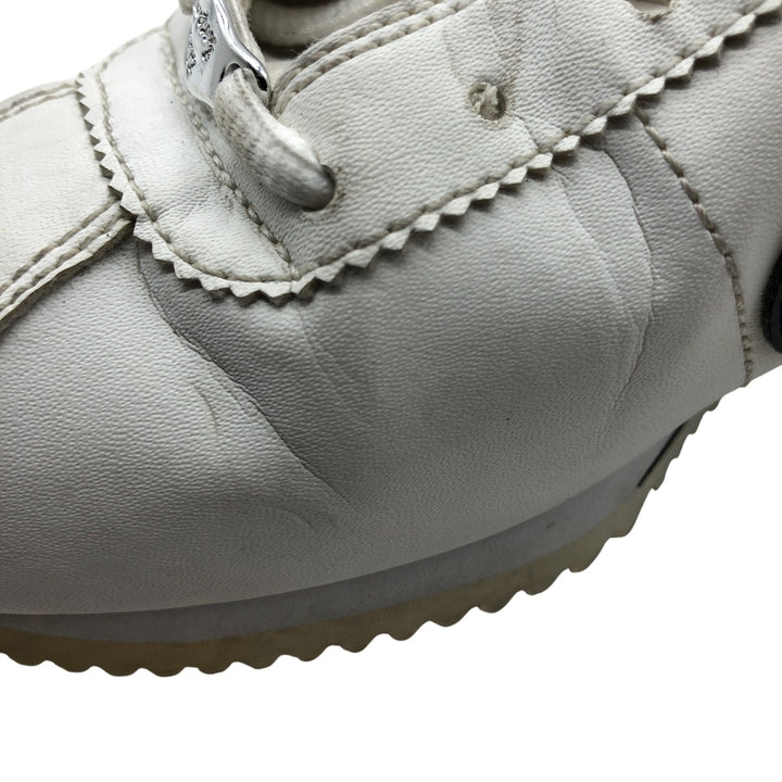 Nike Leather Cortez Logo Patch Sneakers Made in Indonesia 5.5Y Women's 24.0cm leather white type Vintage Second Hand