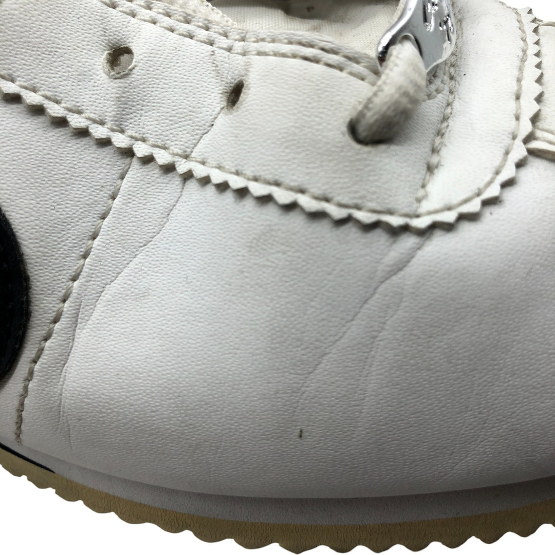 Nike Leather Cortez Logo Patch Sneakers Made in Indonesia 5.5Y Women's 24.0cm leather white type Vintage Second Hand