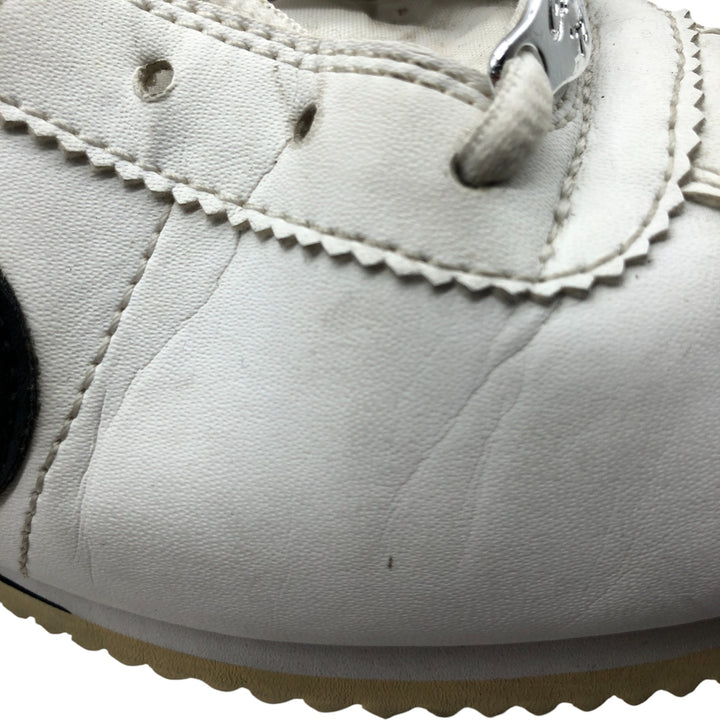 Nike Leather Cortez Logo Patch Sneakers Made in Indonesia 5.5Y Women's 24.0cm leather white type Vintage Second Hand