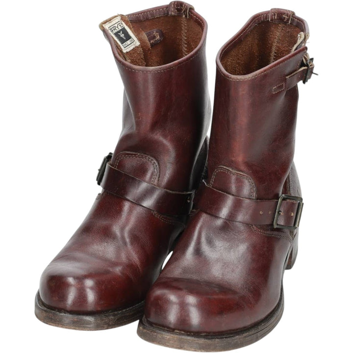 FRYE Platform Engineer Boots, Size 9 1/2M Men's 27.5cm unclear brown type Vintage Second Hand