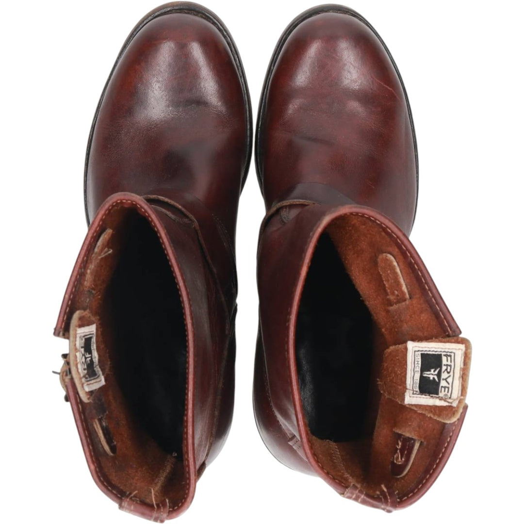 FRYE Platform Engineer Boots, Size 9 1/2M Men's 27.5cm unclear brown type Vintage Second Hand