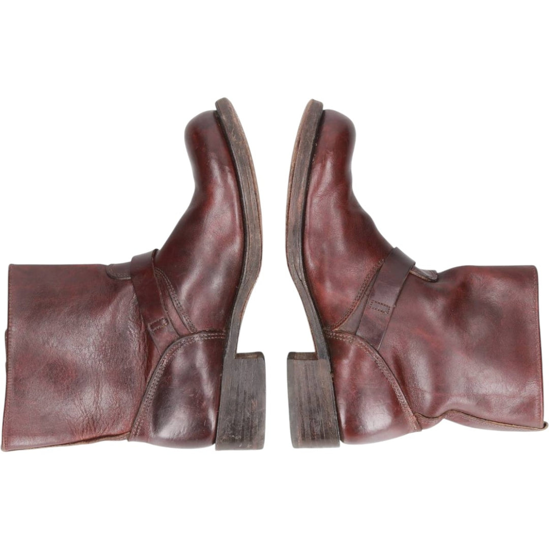 FRYE Platform Engineer Boots, Size 9 1/2M Men's 27.5cm unclear brown type Vintage Second Hand